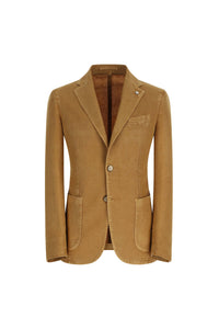 Garment-dyed jack jacket - ochre yellow yellow