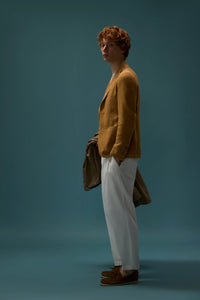 Garment-dyed jack jacket - ochre yellow yellow