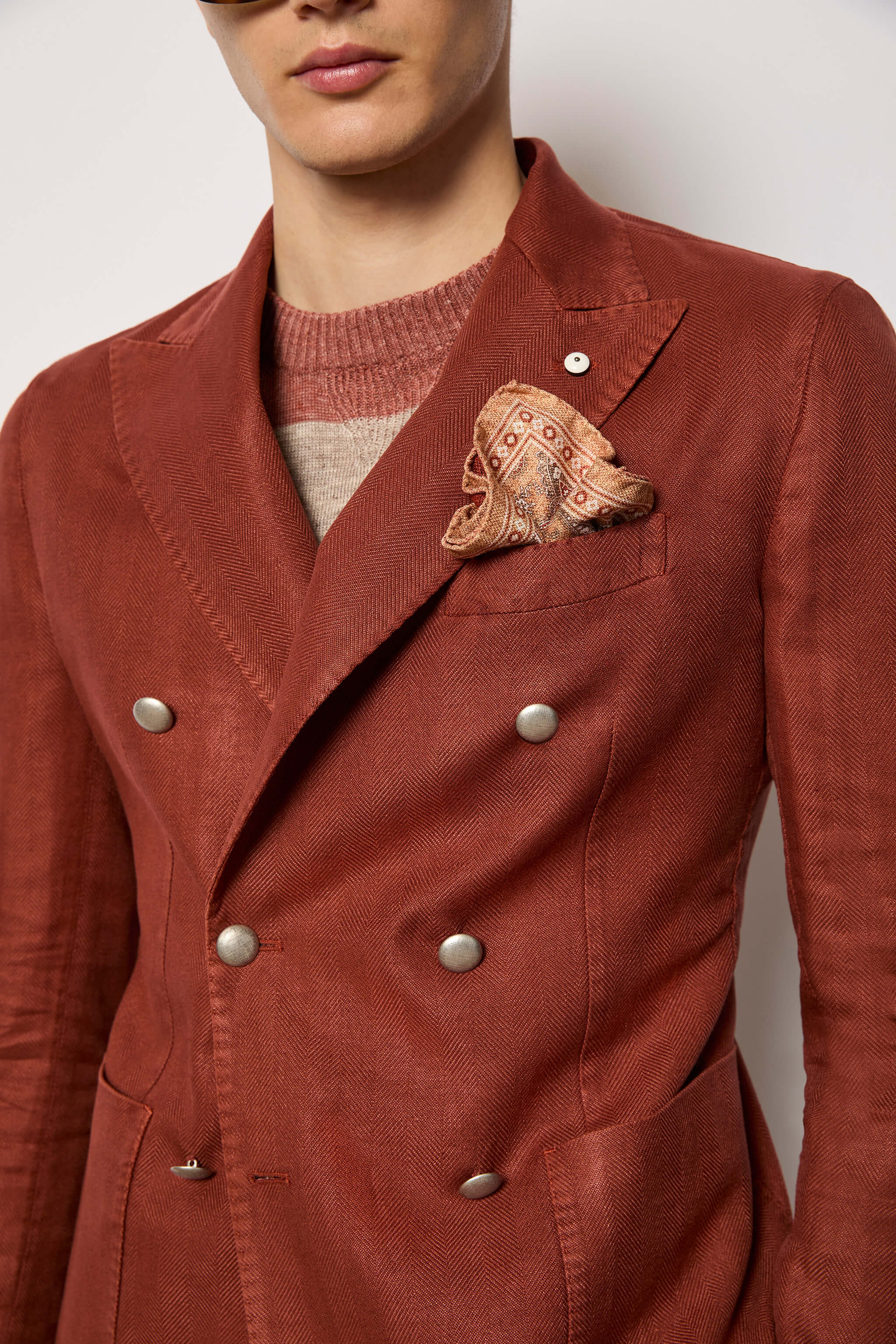 TOM jacket washed - brick red