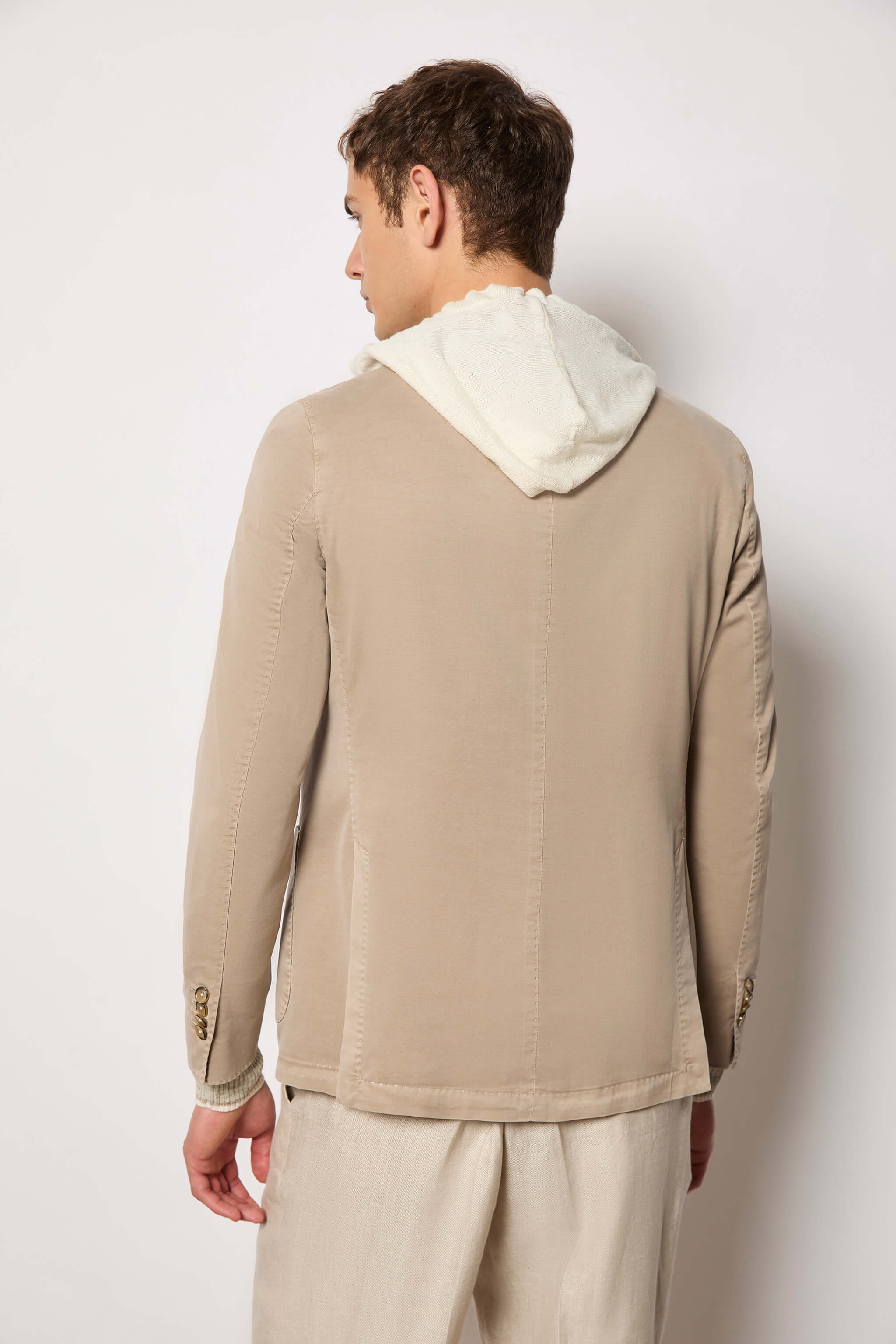 Garment-dyed FRANCIS jacket - beige