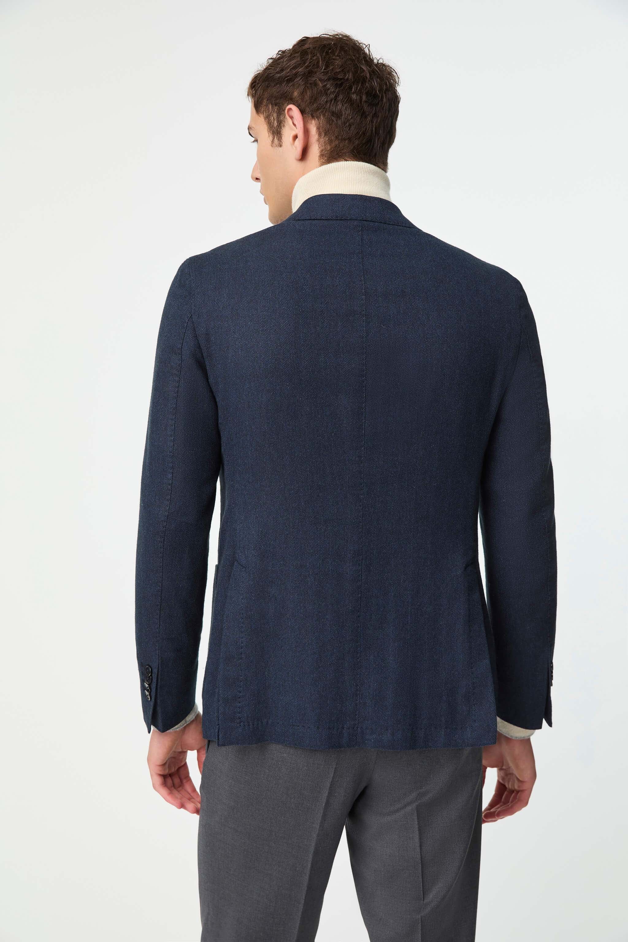Giacca Jack slim washed blu denim