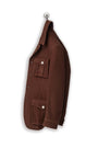 Garment-dyed SAHARA jacket in brown 