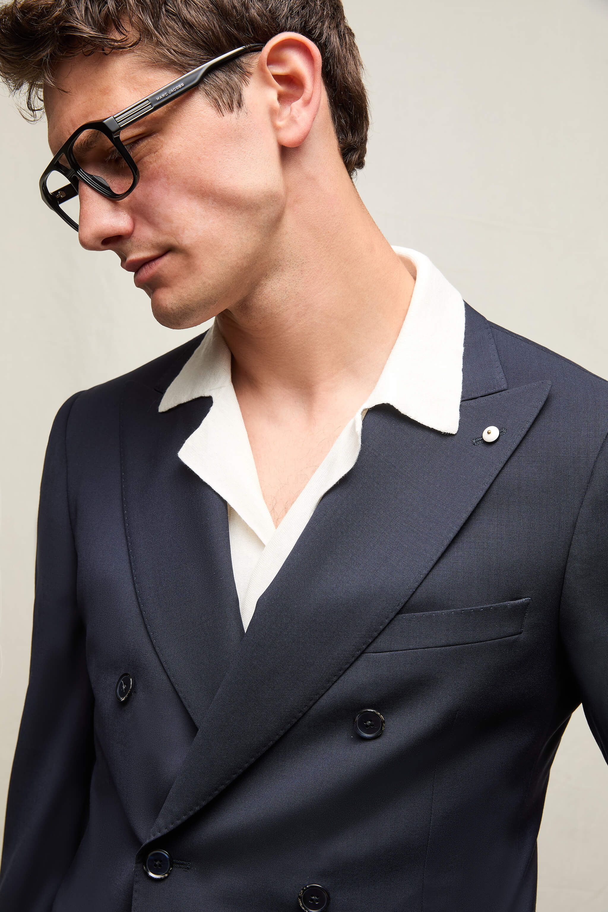 Drop-8 PALOMA wool suit in midnight blue | L.B.M. 1911