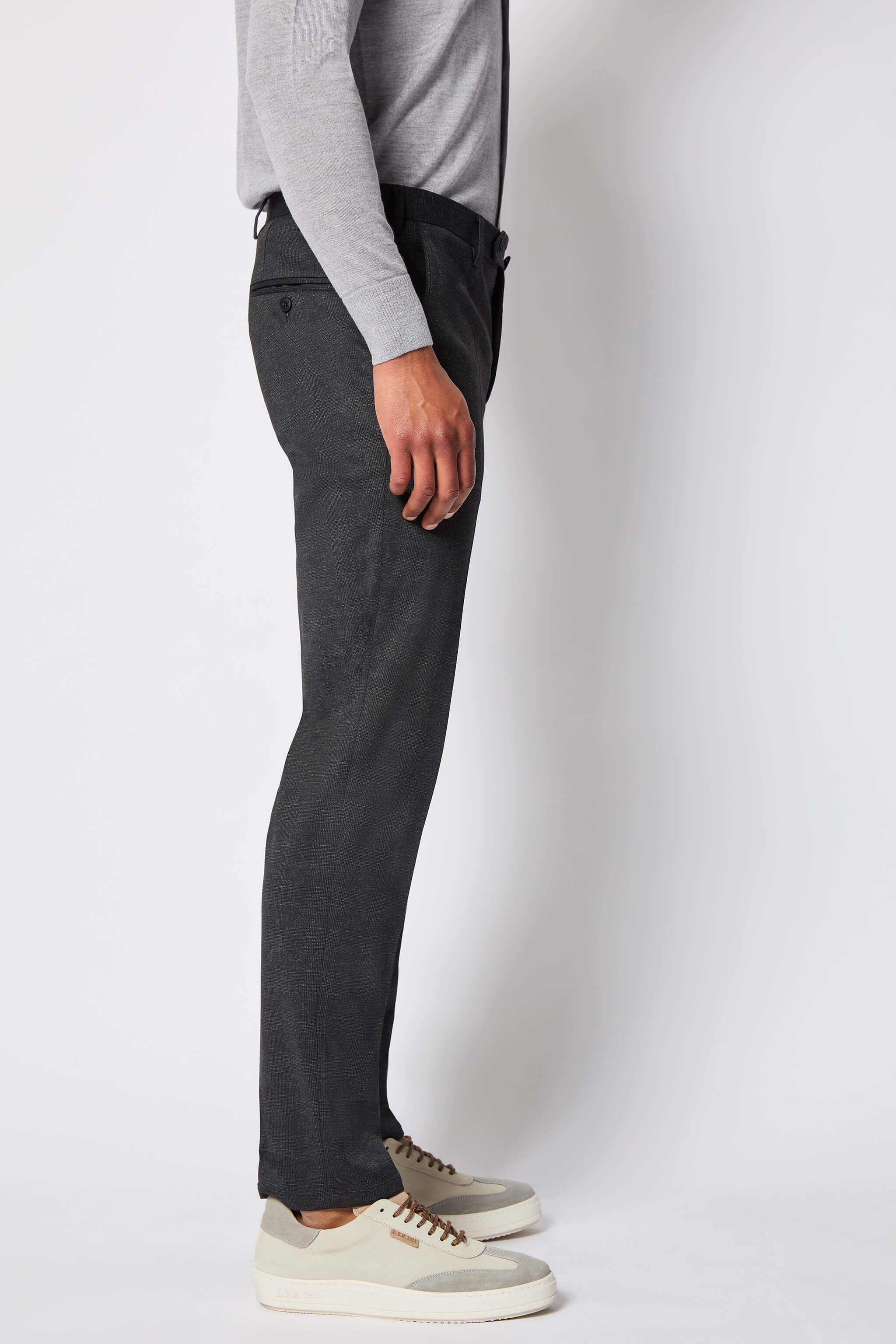 Abito SAM in jersey tecnico grigio scuro melange