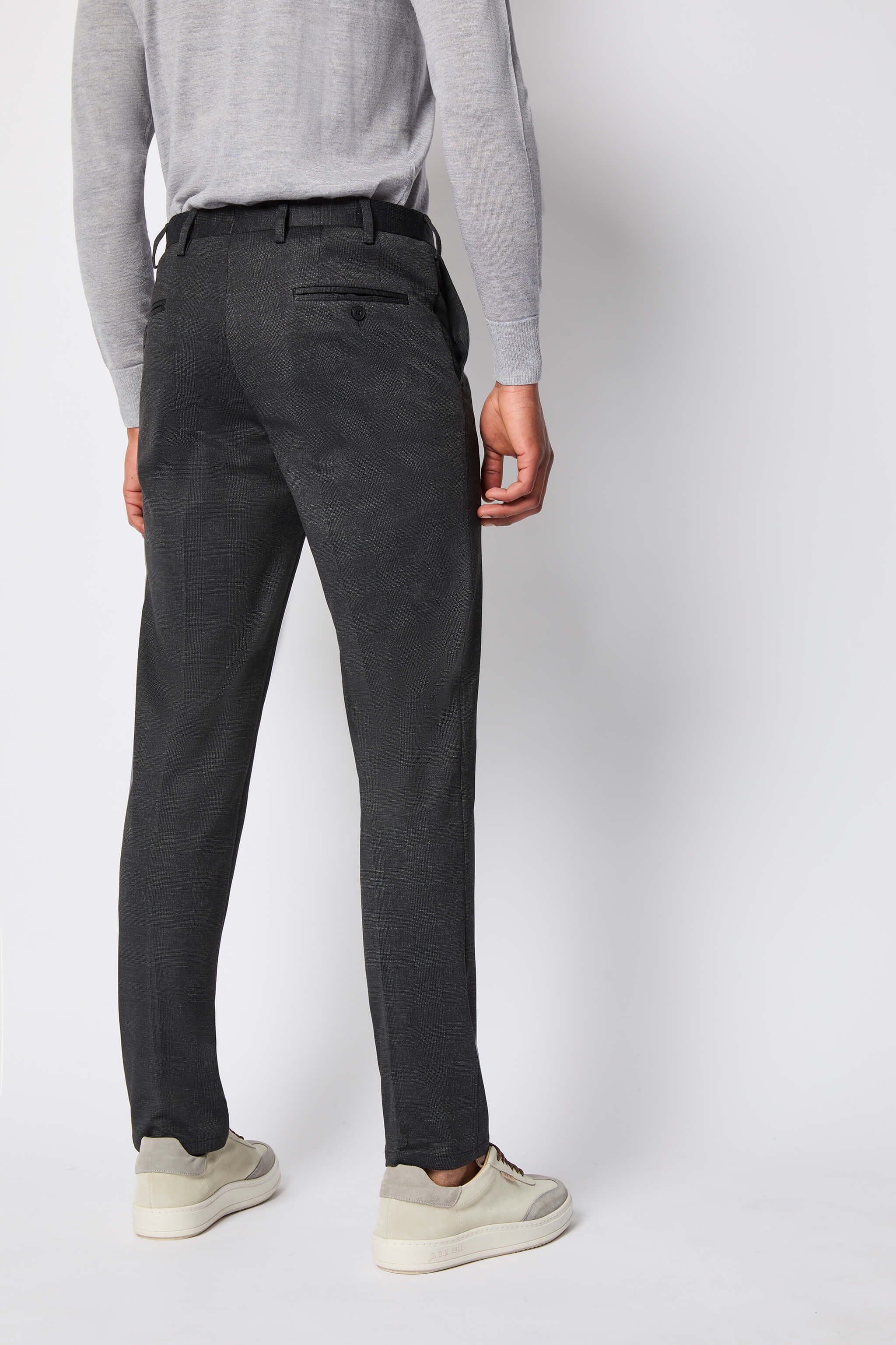 Abito SAM in jersey tecnico grigio scuro melange