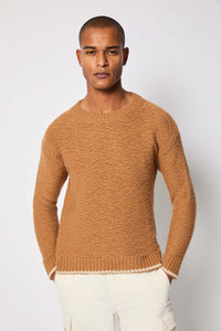 Camel crewneck beige