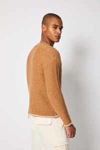 Camel crewneck beige
