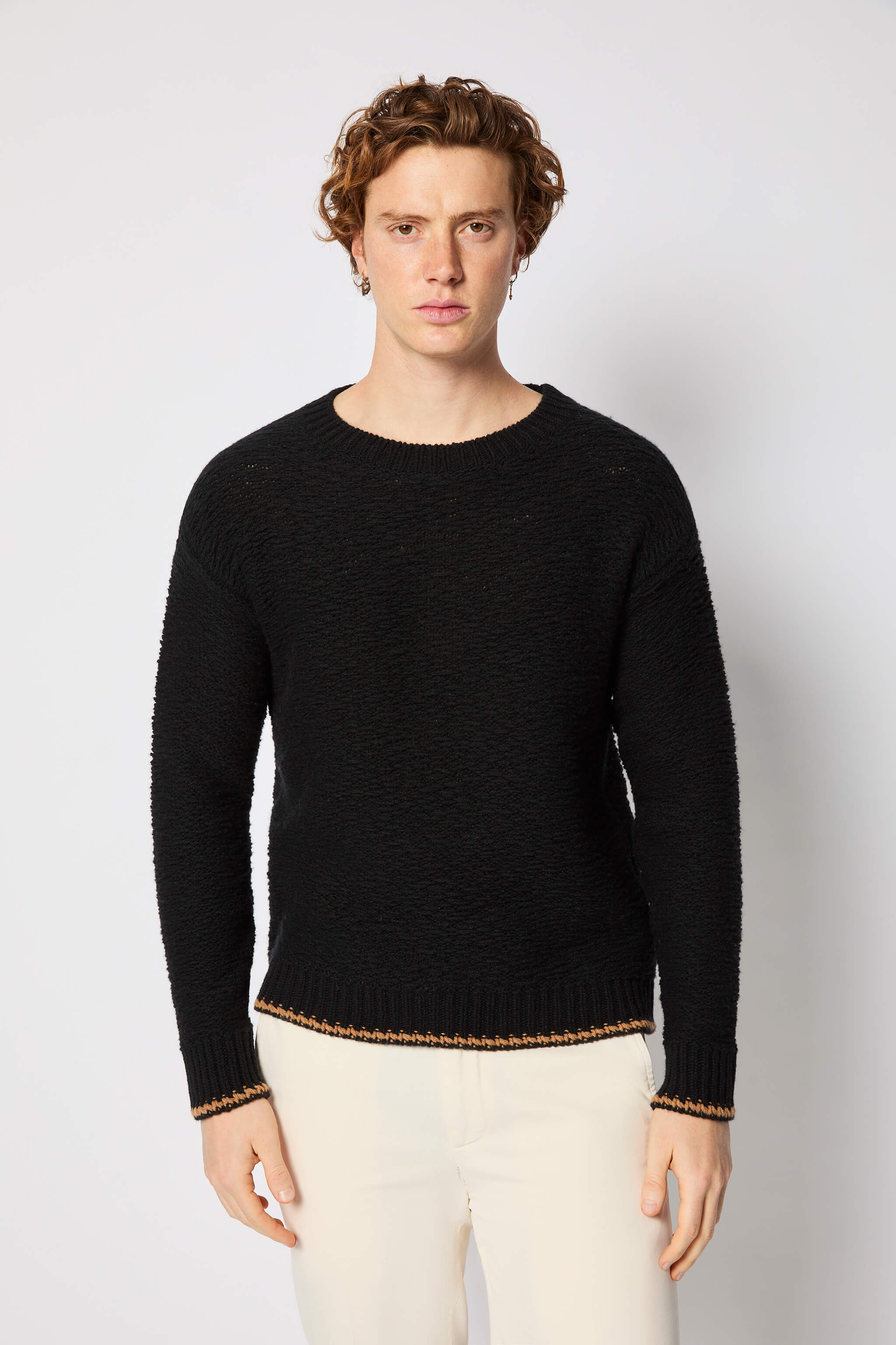 Black crewneck