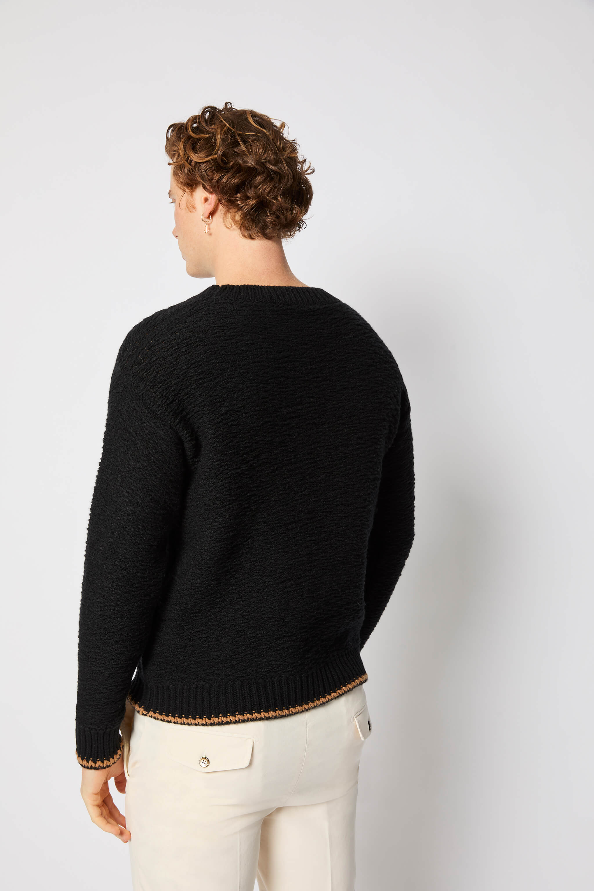 Black crewneck