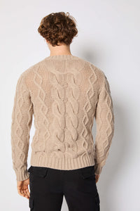 Hazelnut crewneck beige