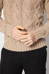 Hazelnut crewneck beige