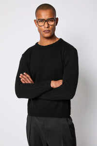 Black crewneck black