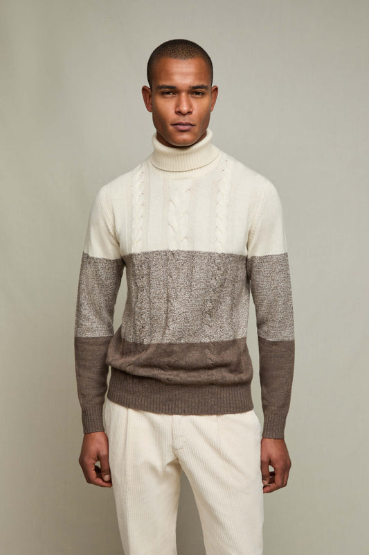 Wool-Cashmere turtleneck sweater