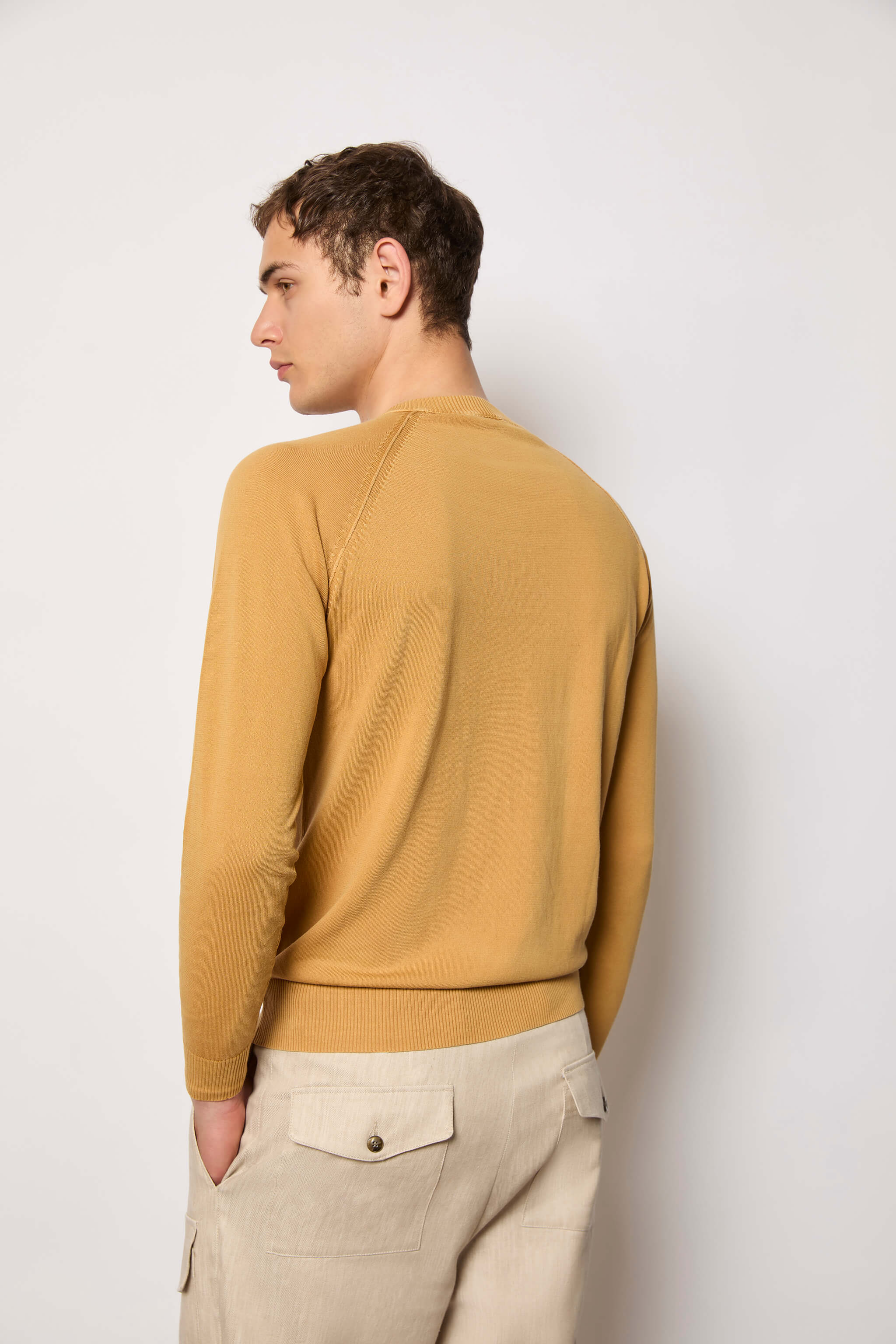 Long-sleeve sweater - ochre