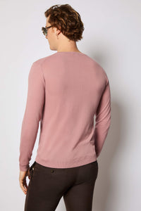 Long-sleeve cotton t-shirt - pink pink
