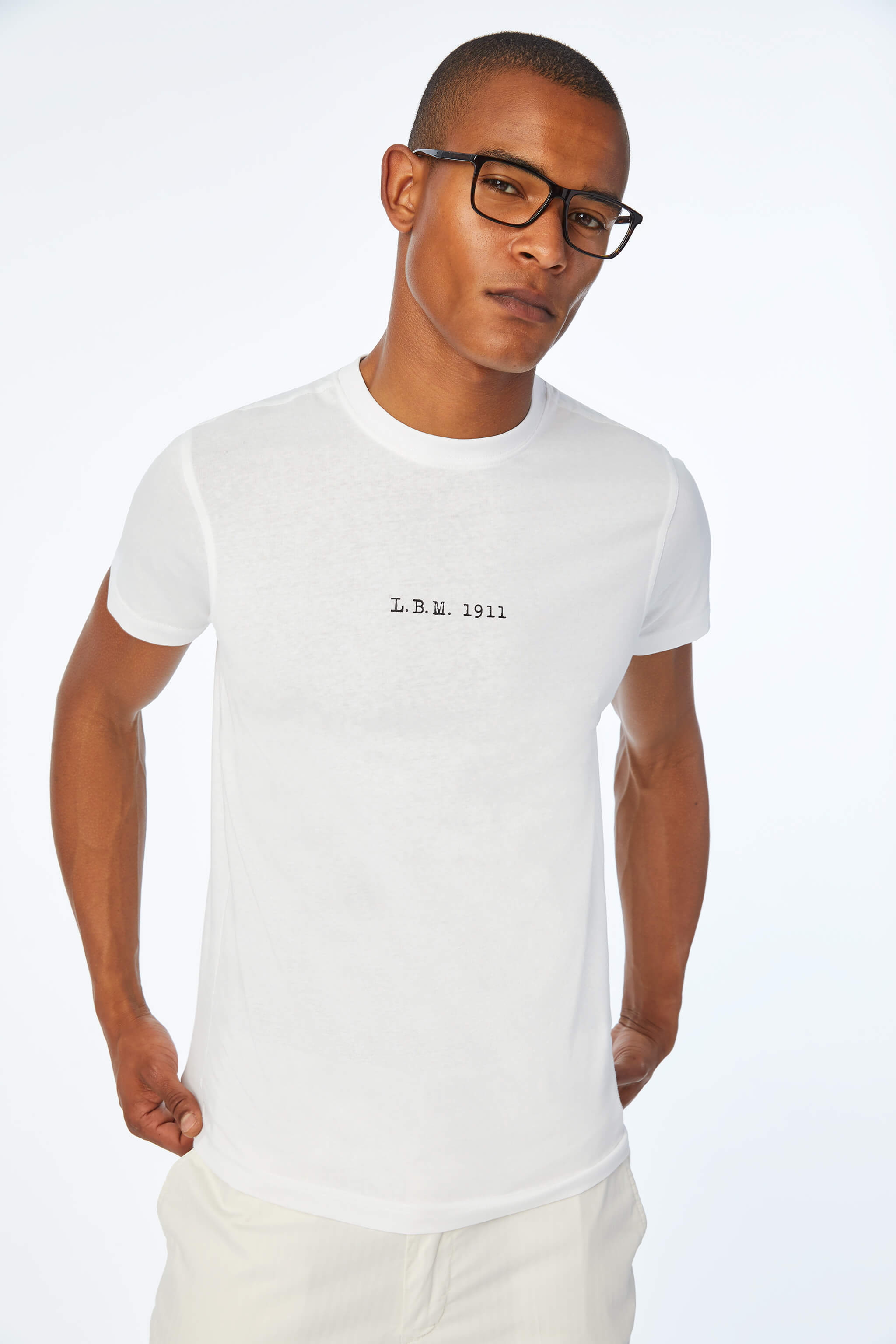 White T-shirt with logo