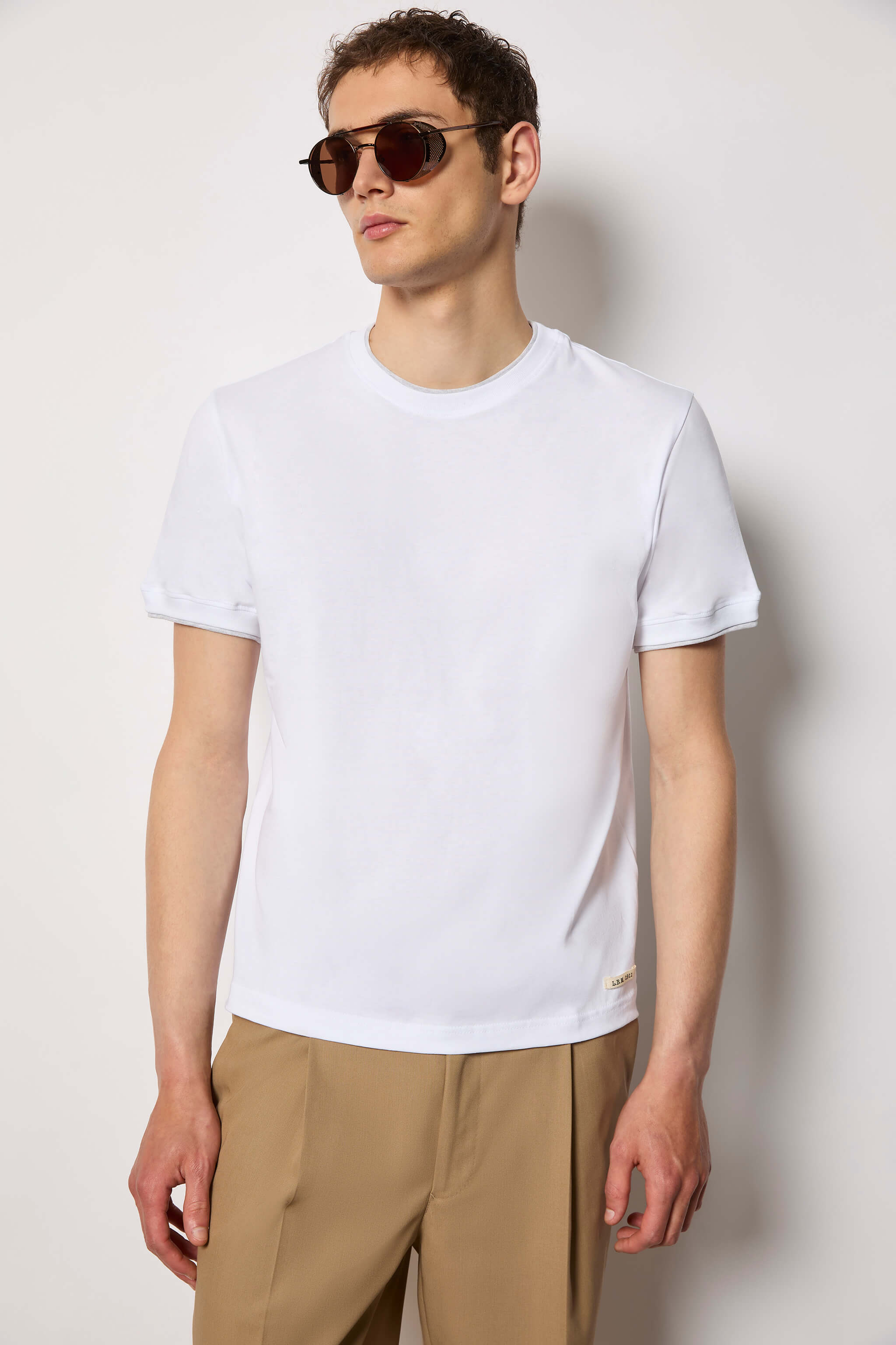 T-shirt in jersey bianca