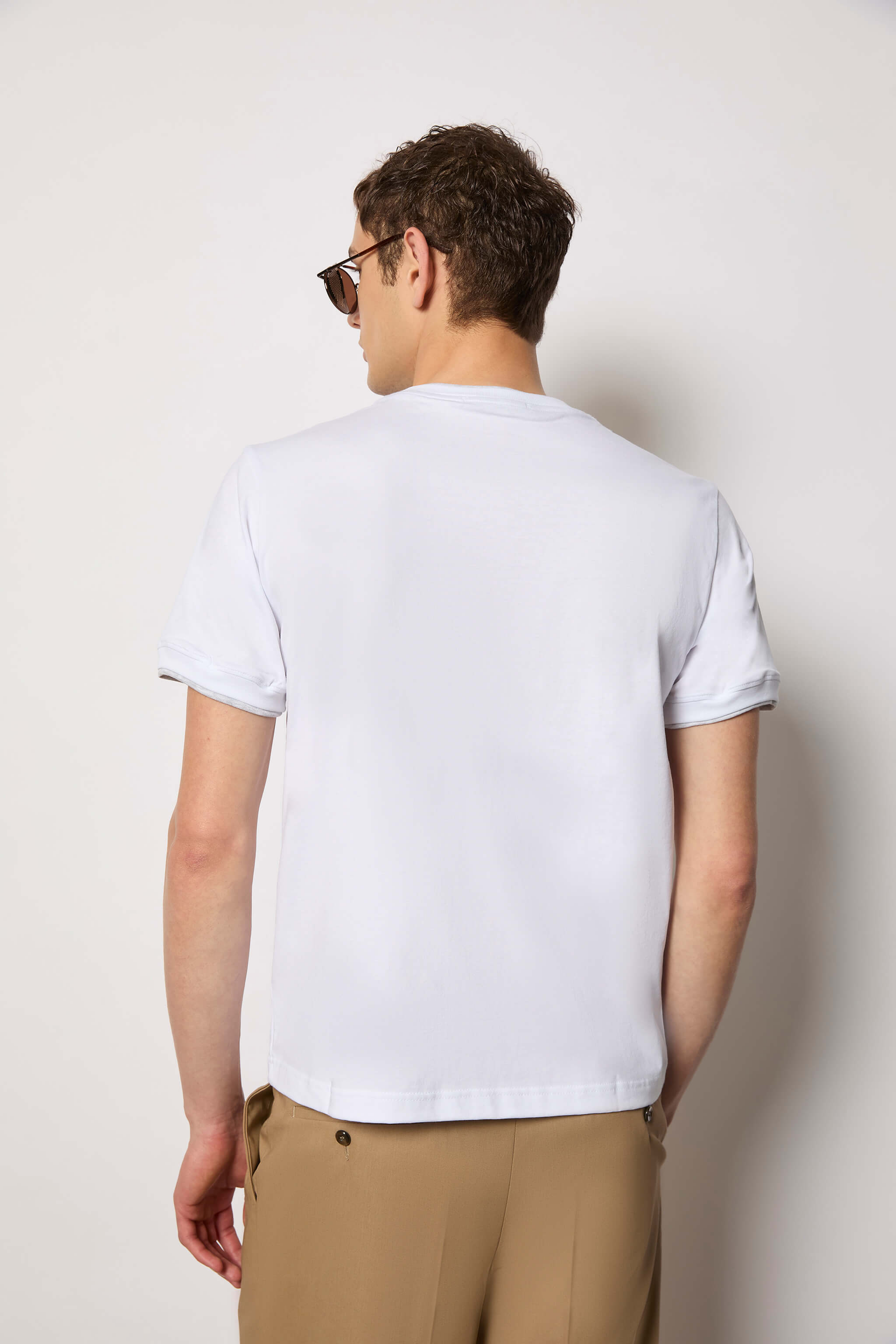T-shirt in jersey bianca