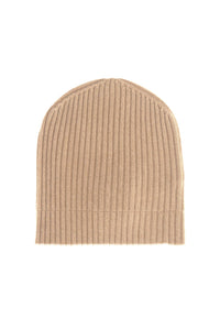 Cashmere beanie in beige beige