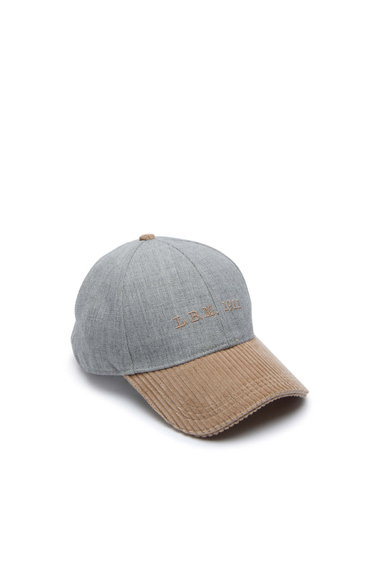Cappello baseball grigio