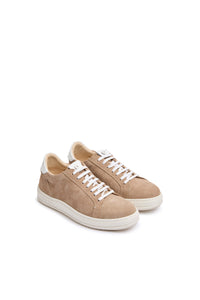 Sneaker retro-tennis beige terra