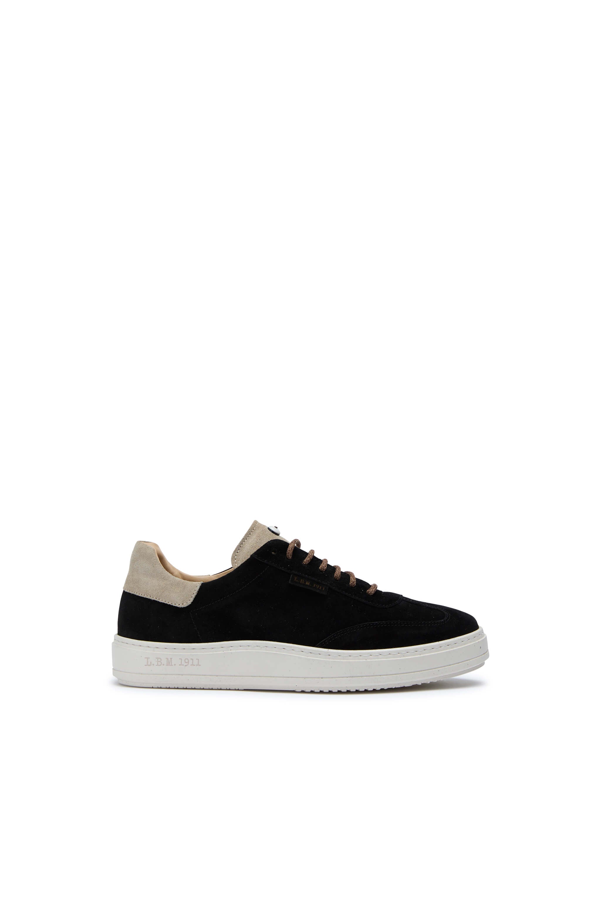 Black suede sneakers