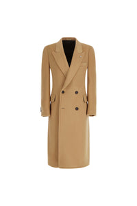 Untreated coat in camel earth
