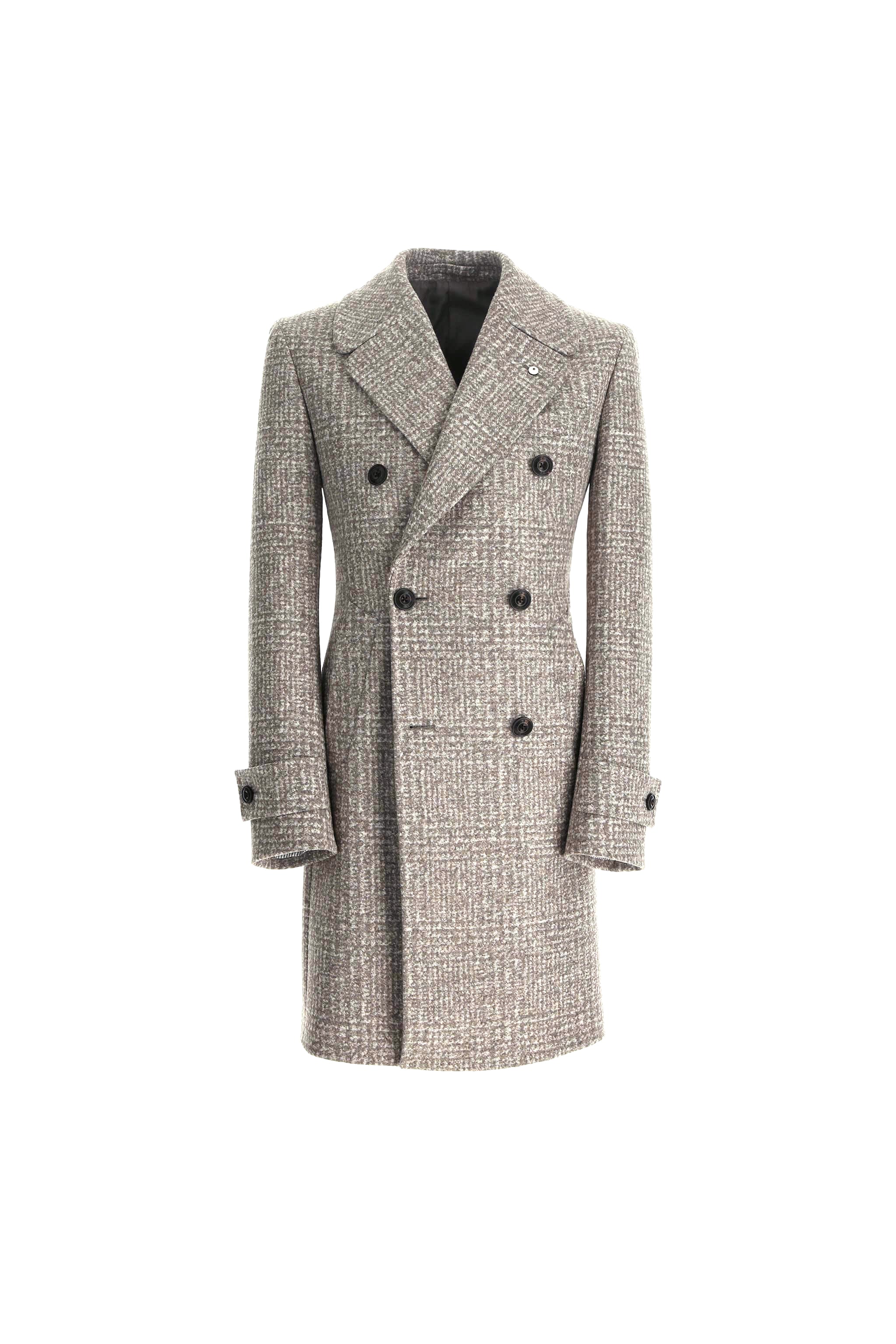 Chesterfield coat in dove gray jersey | L.B.M. 1911