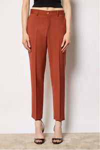 Erika pants untreated - burnt orange brick