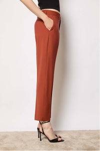 Erika pants untreated - burnt orange brick
