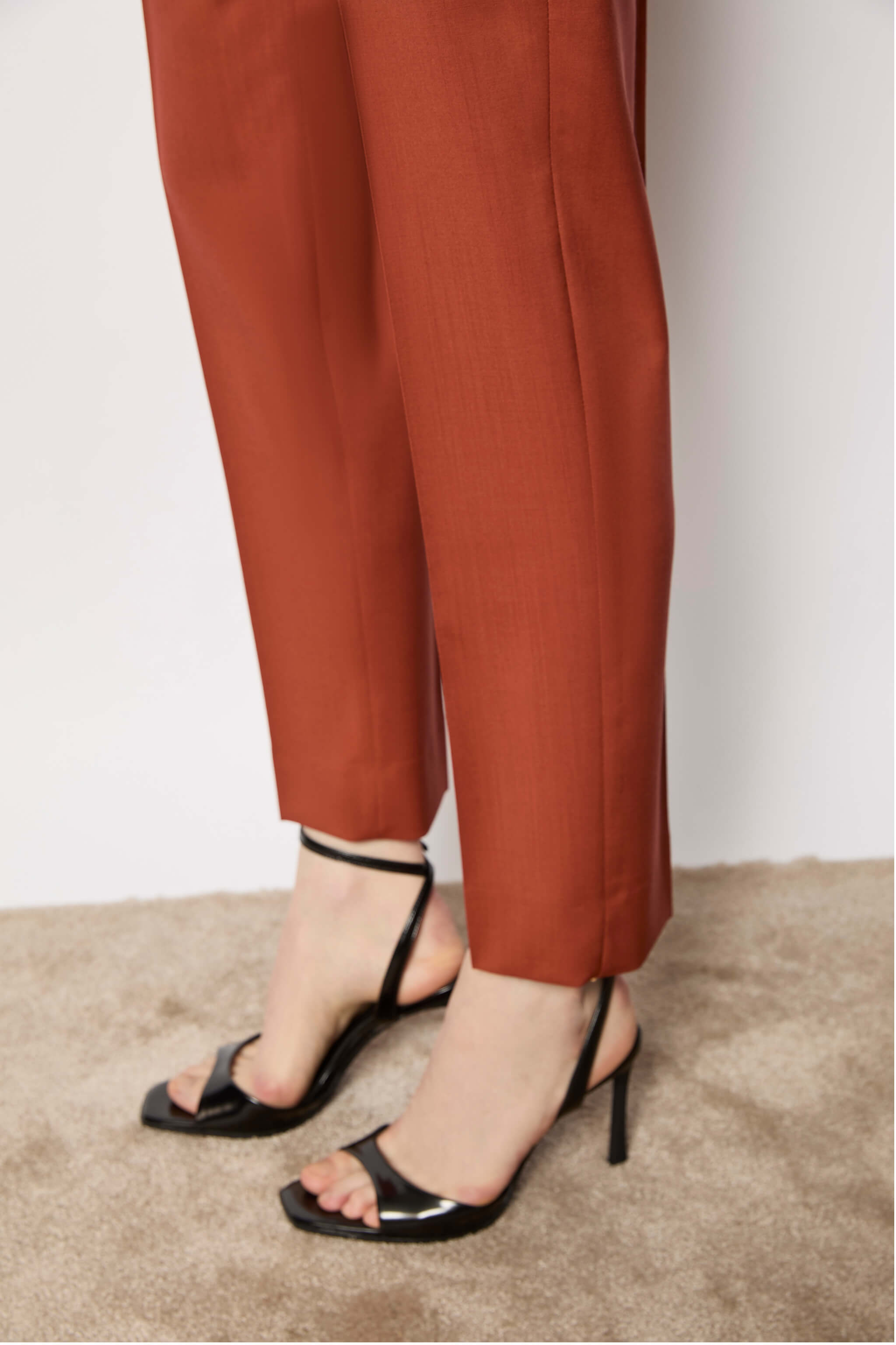 ERIKA pants untreated - burnt orange