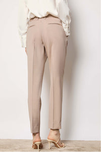 Erika pants untreated - taupe beige