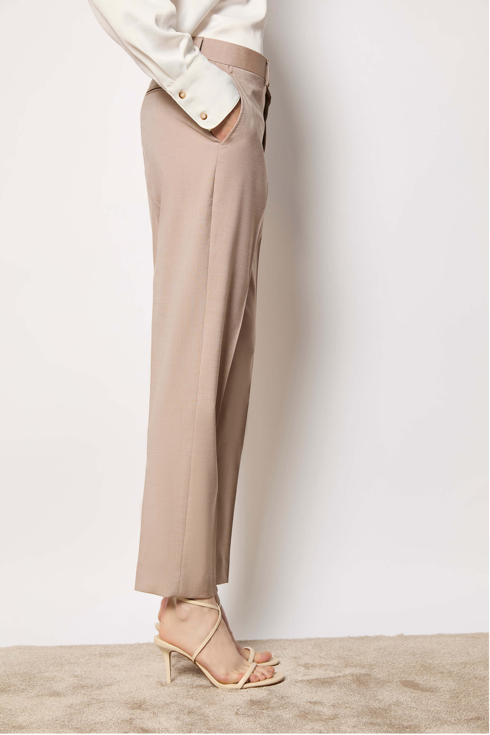 ERIKA pants untreated - taupe
