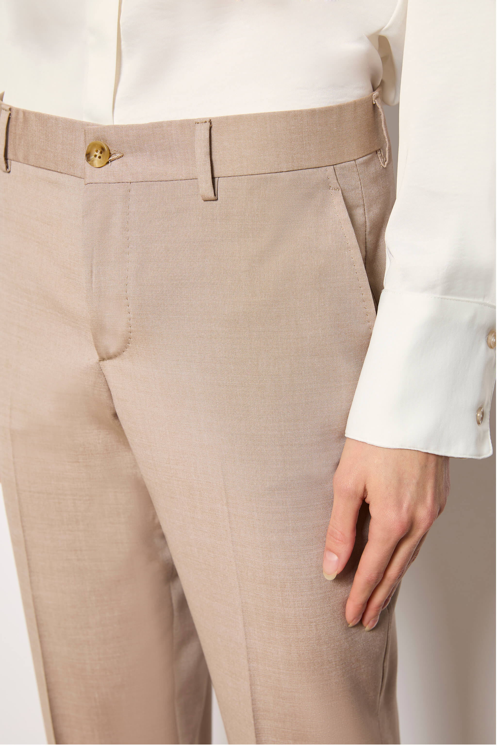ERIKA pants untreated - taupe