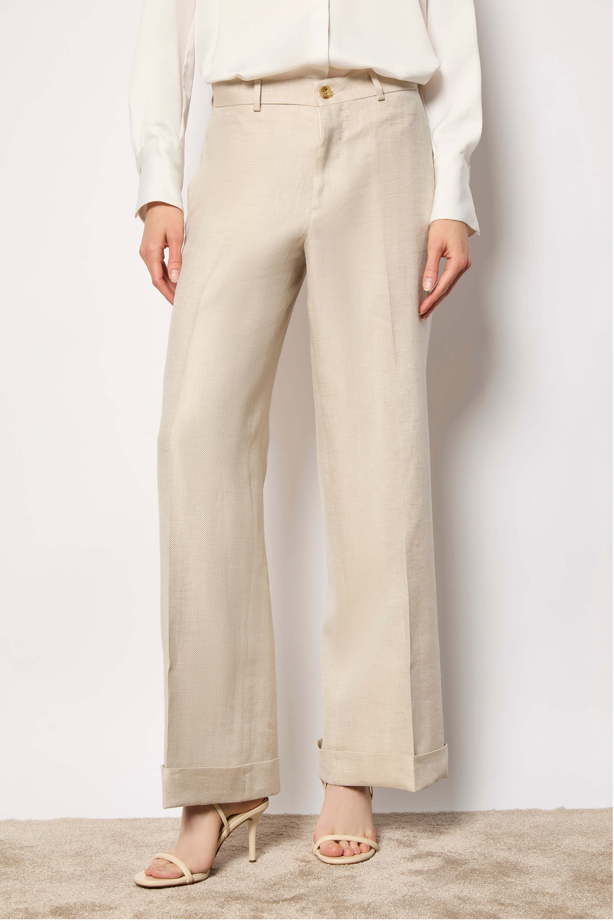 KAREN pants untreated - ivory
