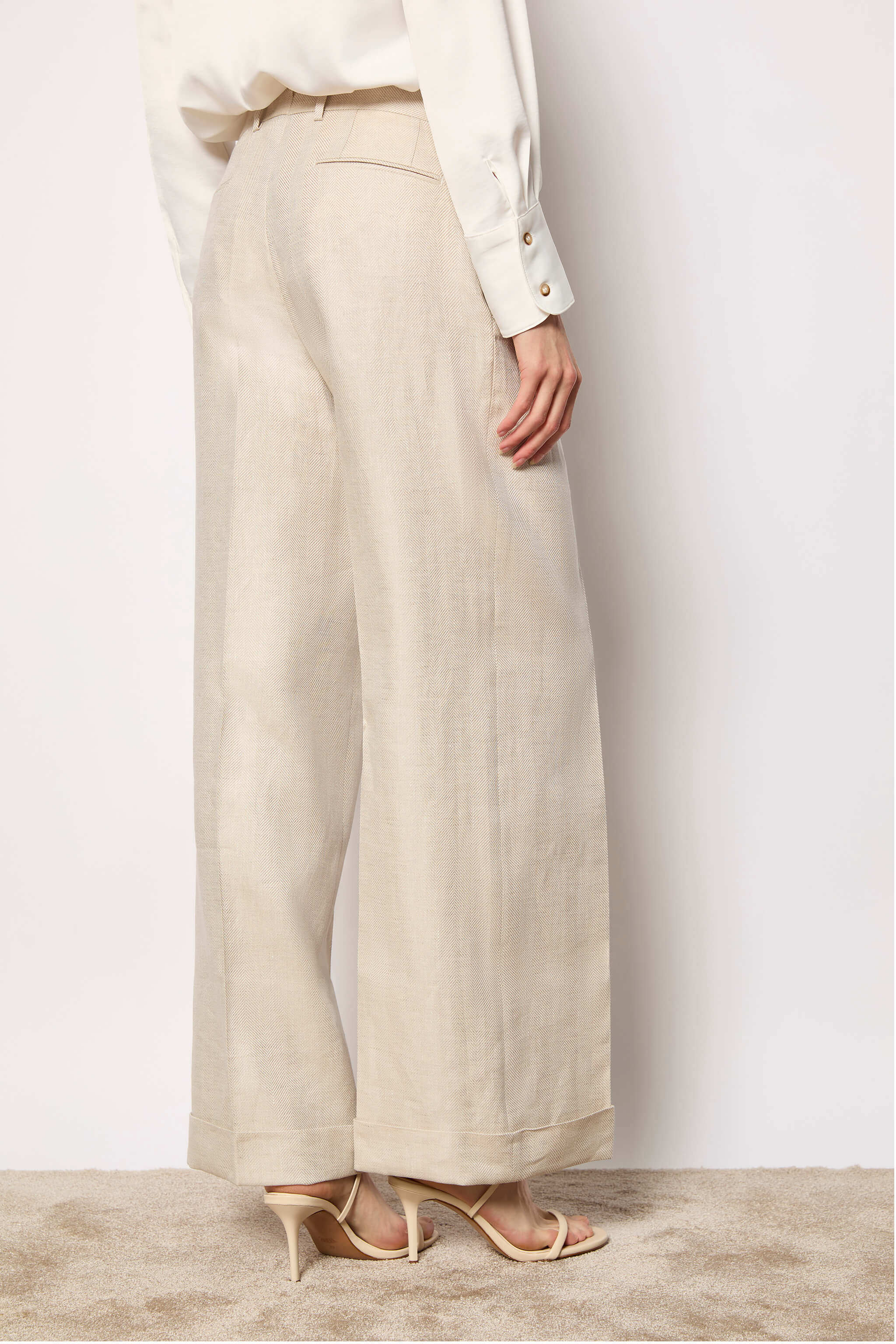 KAREN pants untreated - ivory
