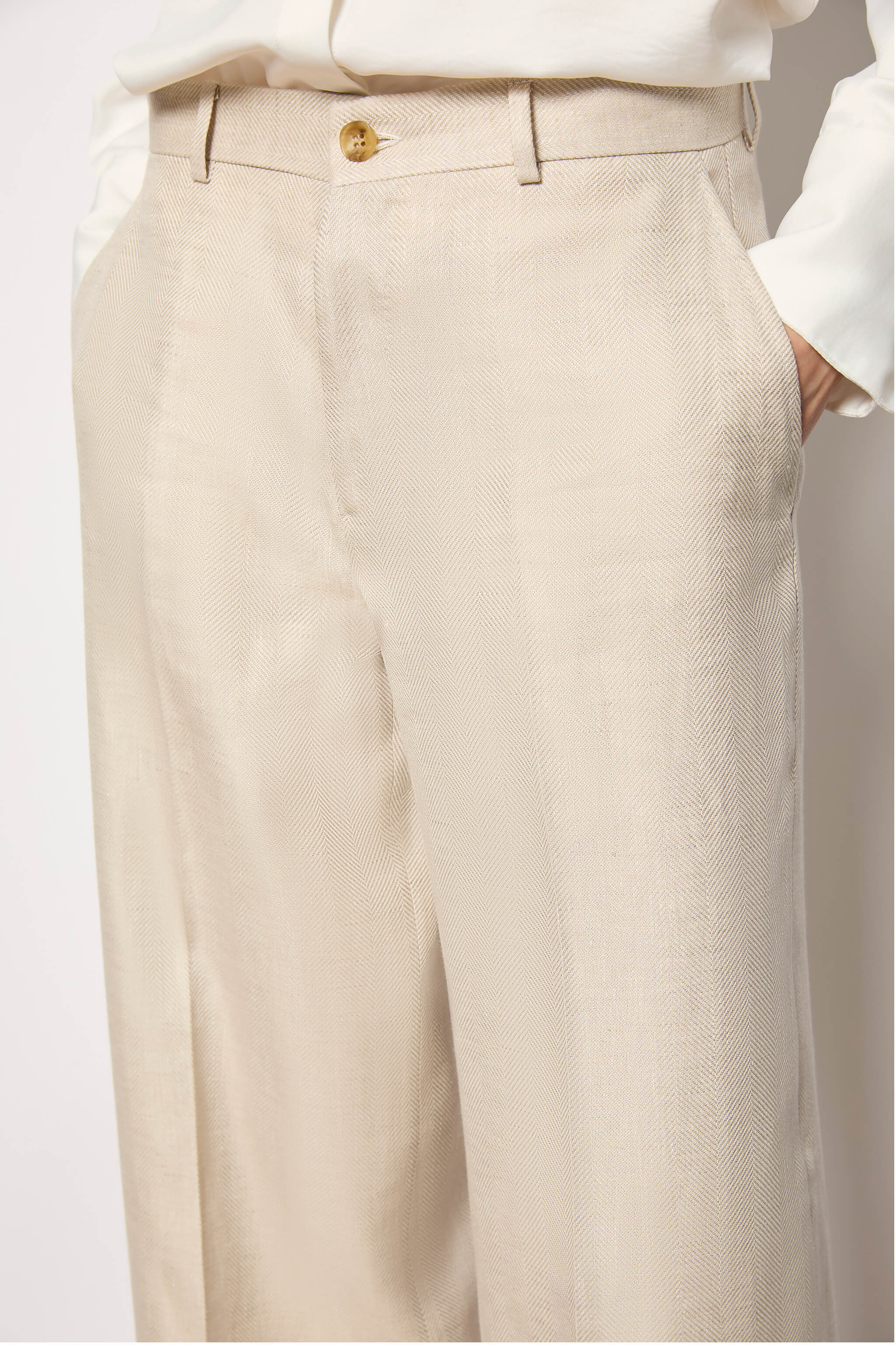 KAREN pants untreated - ivory