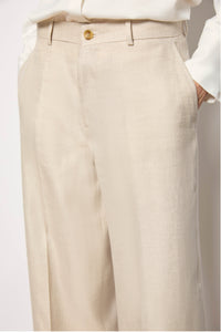 Karen pants untreated - ivory beige