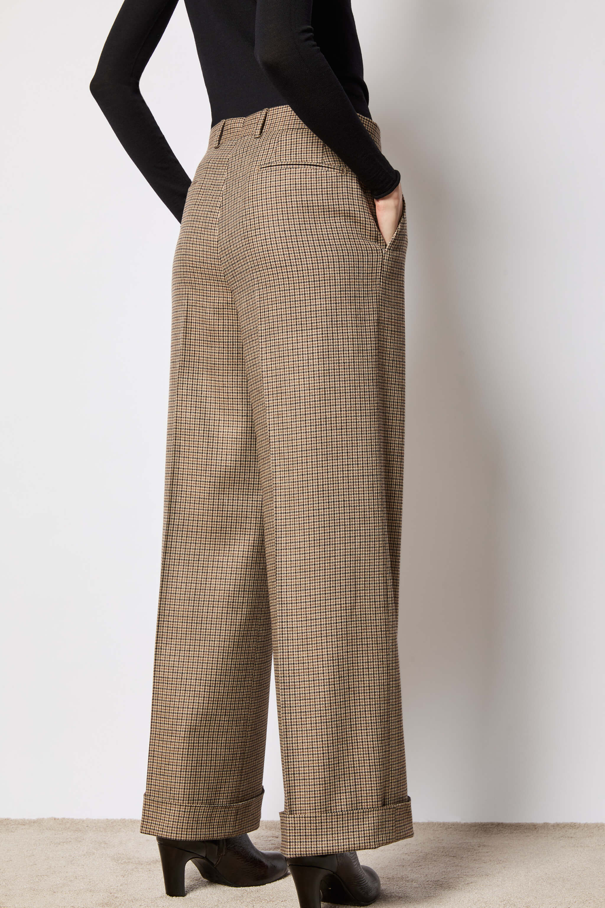 Karen pant houndstooth