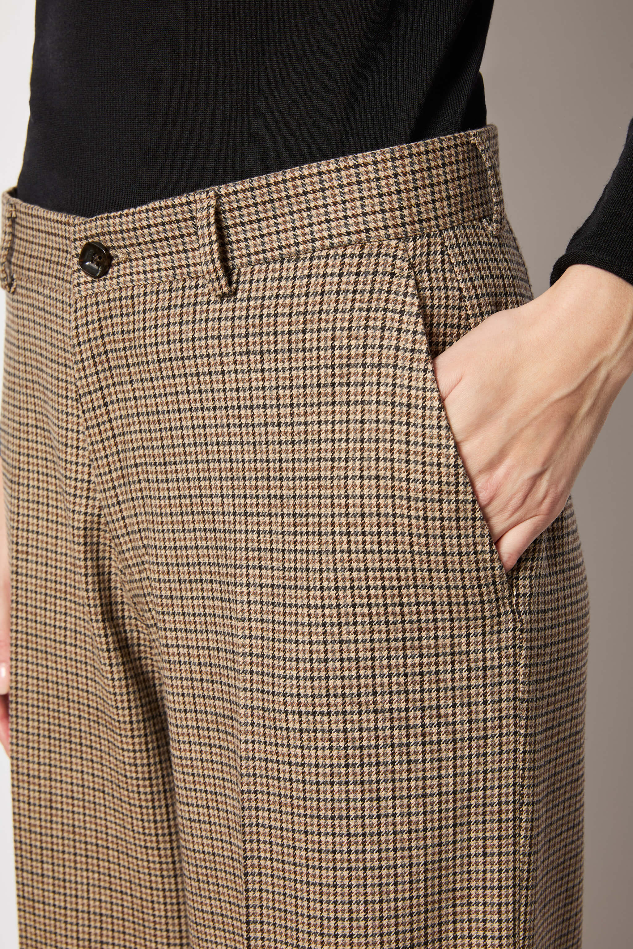 Karen pant houndstooth