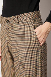 Karen pant houndstooth beige