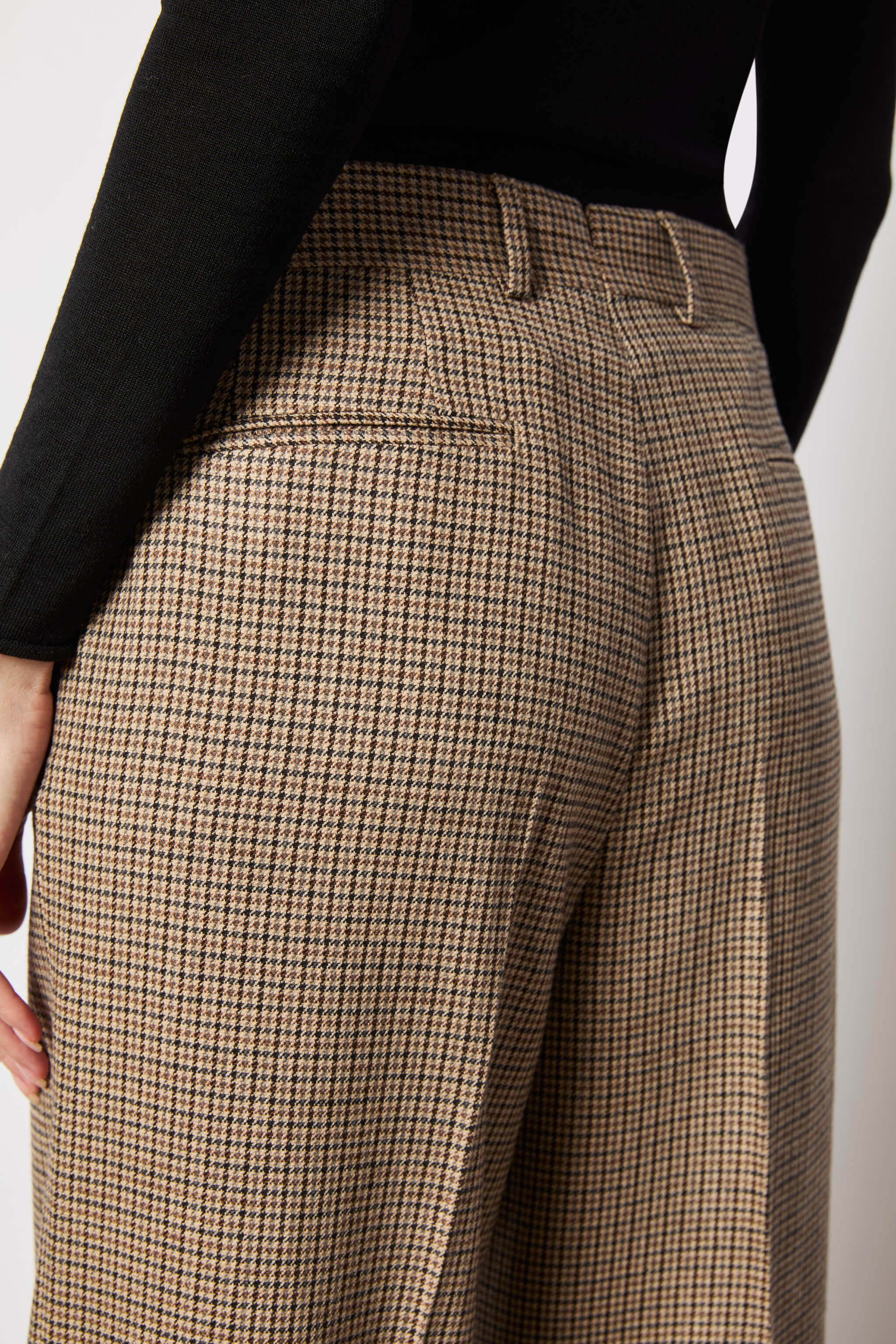 Karen pant houndstooth