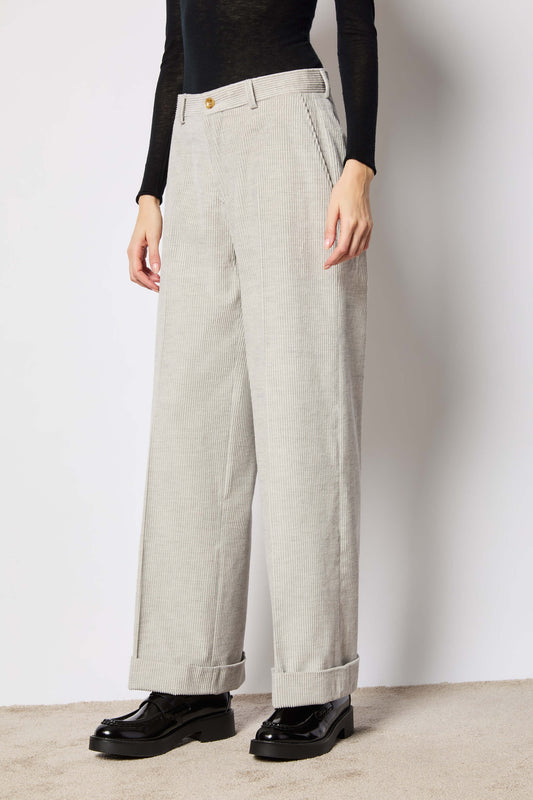 Karen pant untreated smoky gray