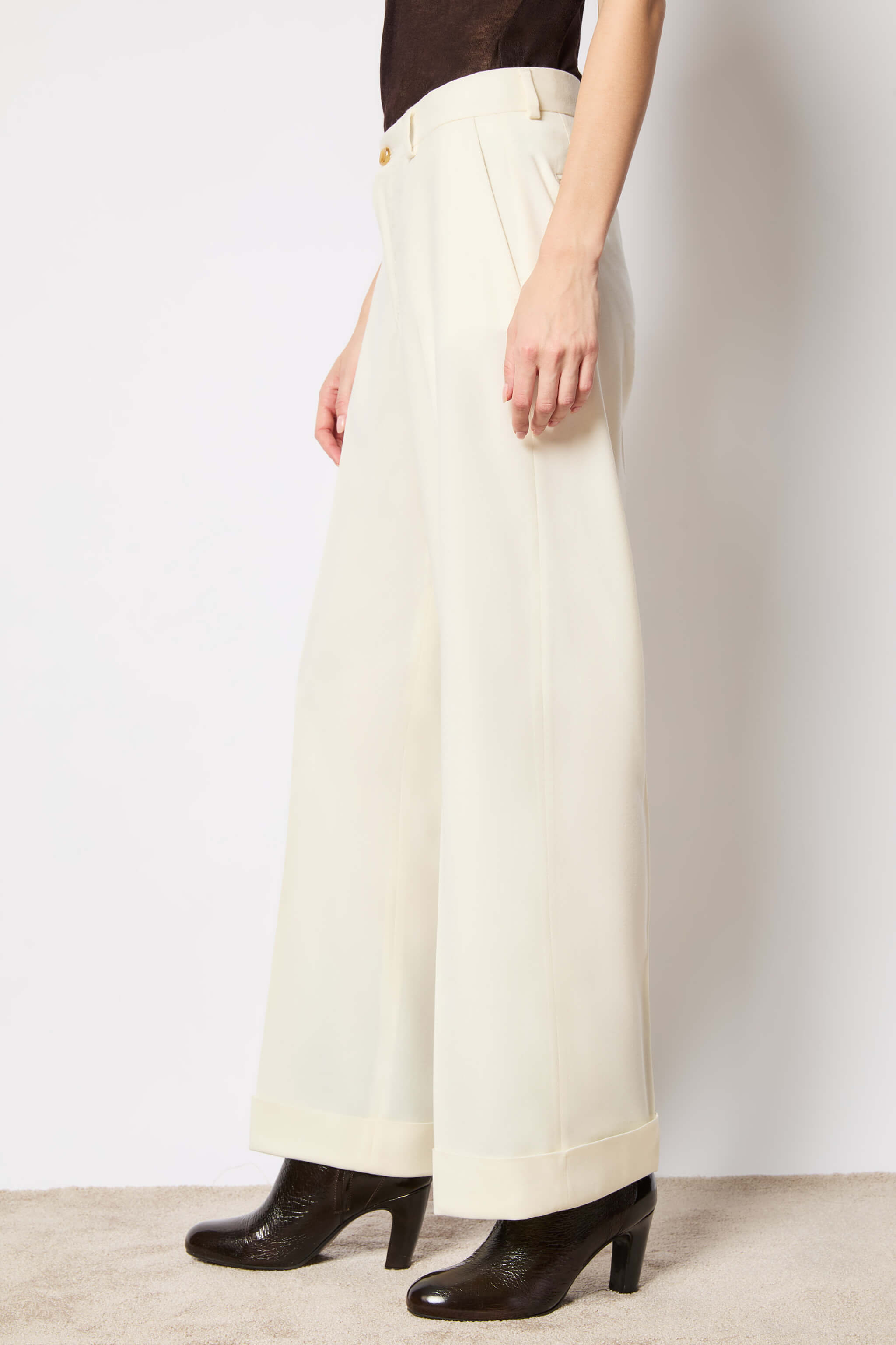 Karen pant in wool white