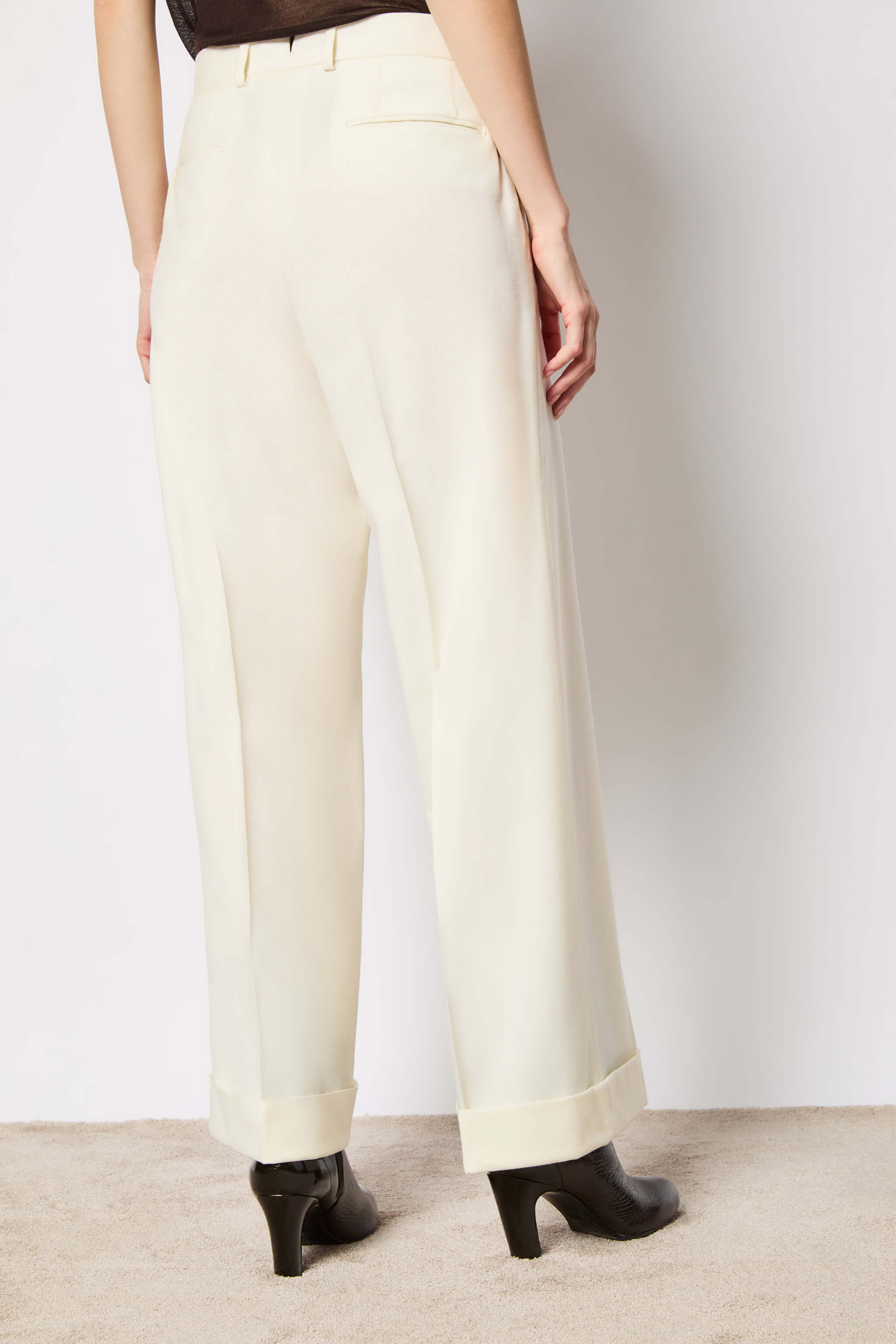 Karen pant in wool white