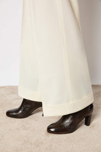 Karen pant in wool white white