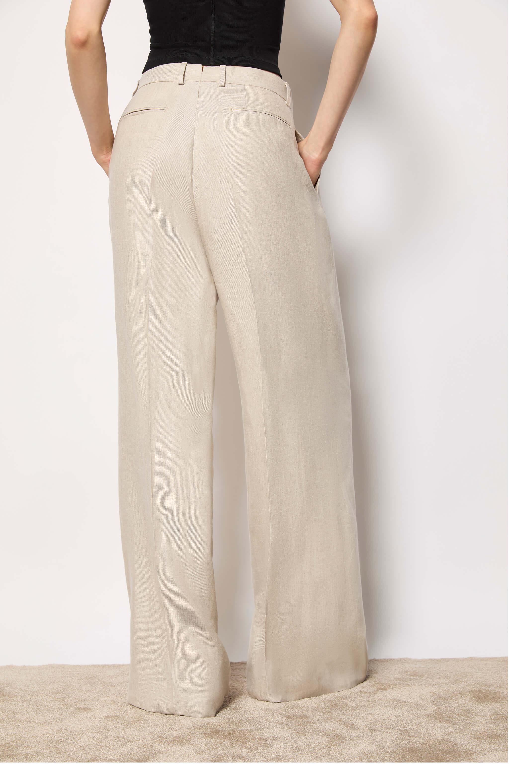 Pantalone palazzo ELISA sabbia