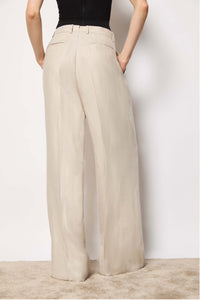 Pantalone palazzo elisa sabbia beige