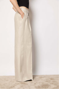 Pantalone palazzo elisa sabbia beige