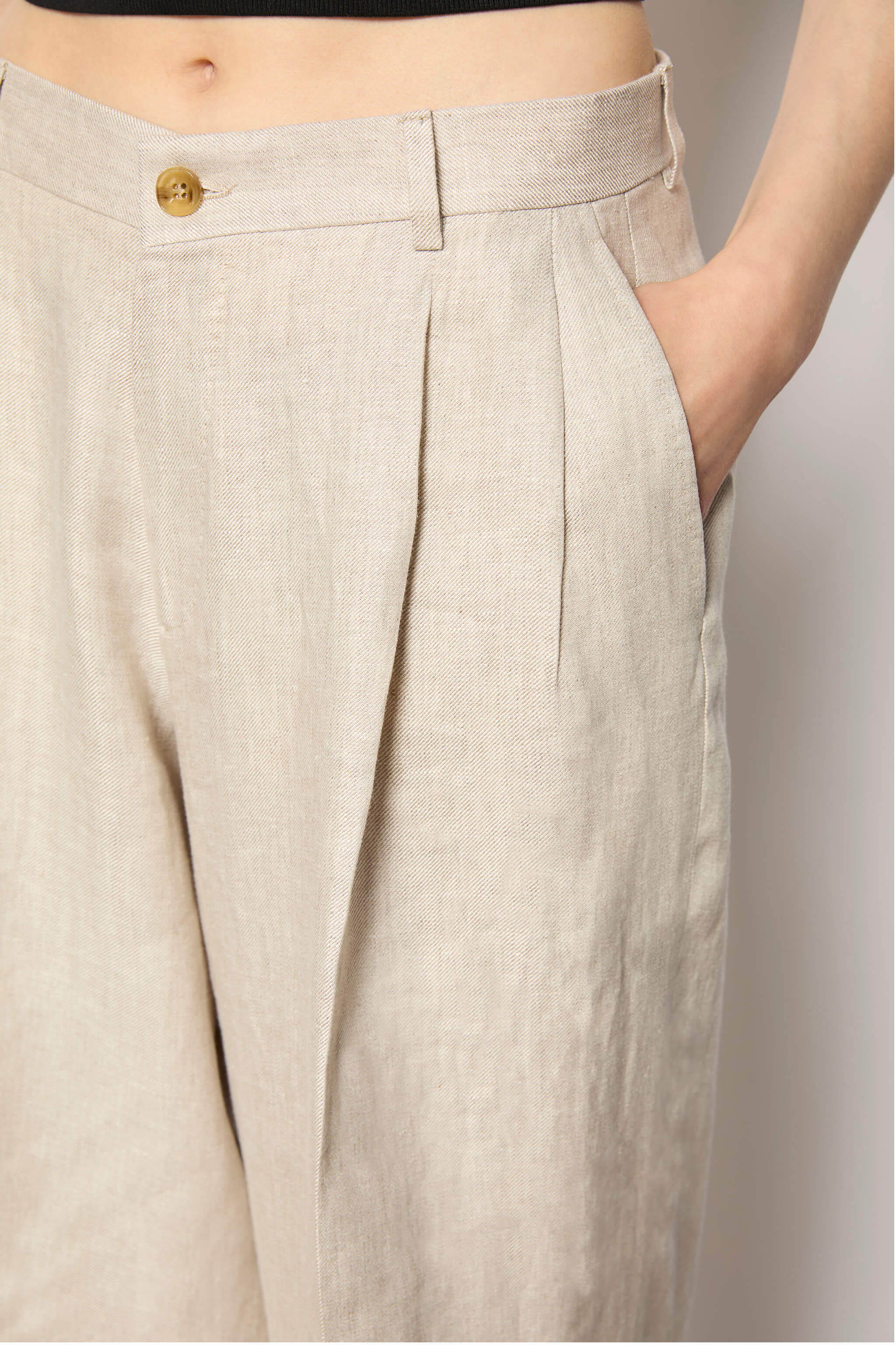 Pantalone palazzo ELISA sabbia